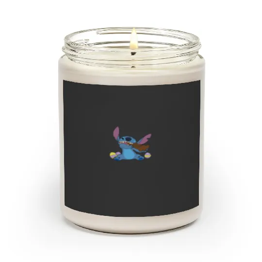 Disney Stitch Eats Chocolate Bunny Easter Scented Candles