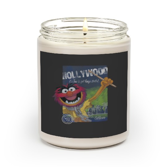 Disneyss The Muppets Vintage Retro Animal Hollywood Poster Scented Candles