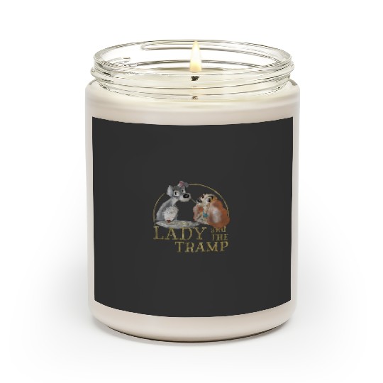 Disneyss The Lady And The Tramp Eating Spaghetti Scented Candles