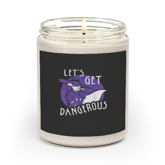 Disney Darkwing Duck Lets Get Dangerous Retro Circle Pose Scented Candles