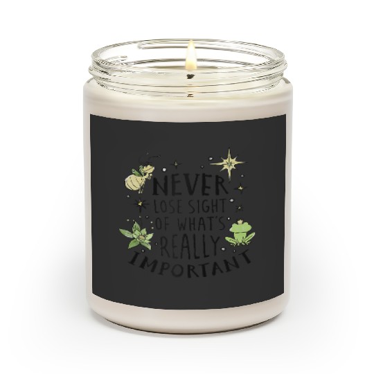 Disneyss The Princess The Frog Never Lose Sight Text Scented Candles
