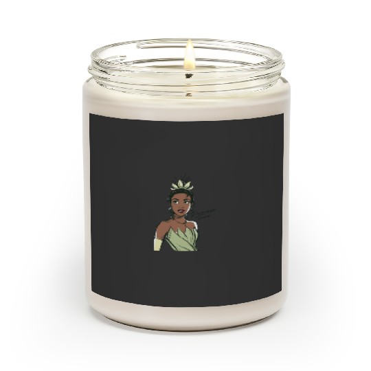 Disneyss The Princess The Frog Princess Tiana Sketch Scented Candles