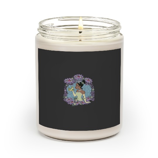 Disneyss Princess And The Frog Tiana Floral Frame Portrait Scented Candles