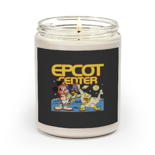 Disney Epcot Mickey Mouse & Figment Astronaut 1982 Retro Scented Candles