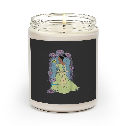 Disneyss The Princess And The Frog Tiana Profile Stained Glass Scented Candles