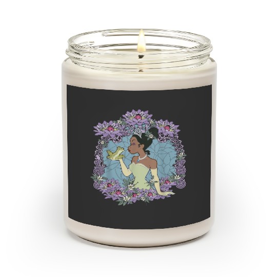 Disneyss Princess And The Frog Tiana Naveen Frog Glass Scented Candles