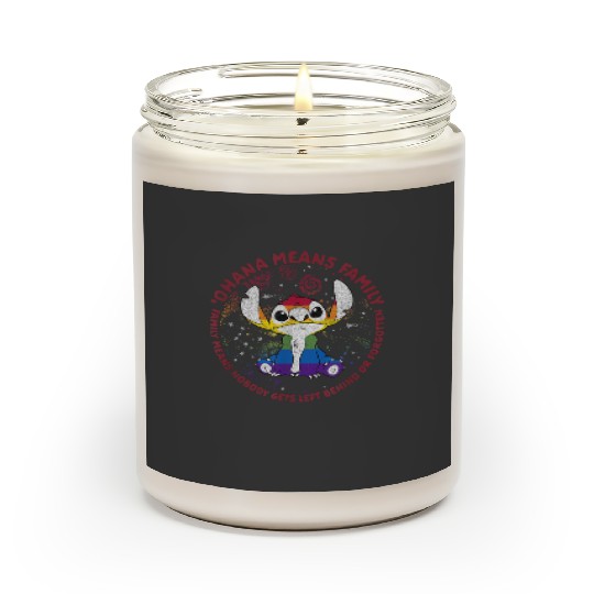 Disney Lilo Stich Ohana Pride Circle Short Sleeve Scented Candles