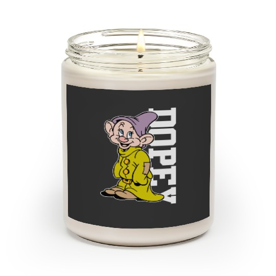 Disney Dopey Dwarf Portrait Scented Candles, Snow White and Seven Dwarfs Scented Candles