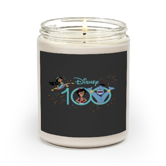 Disney 100 Anniversary Aladdin Jasmine Genie Scented Candles