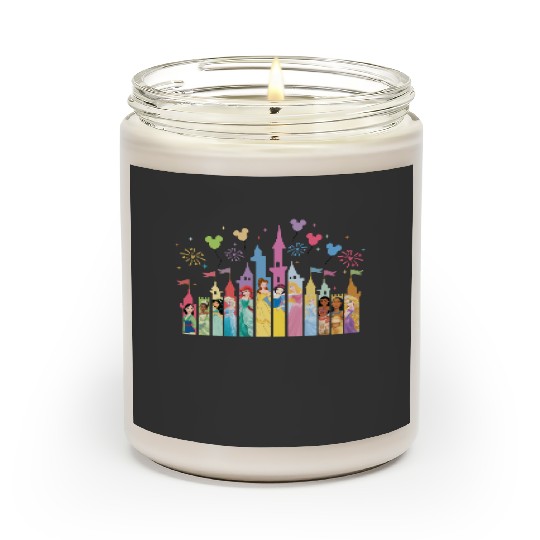 Disney Princess Castle Scented Candles, Disney Vacation Scented Candles, Disney Castle