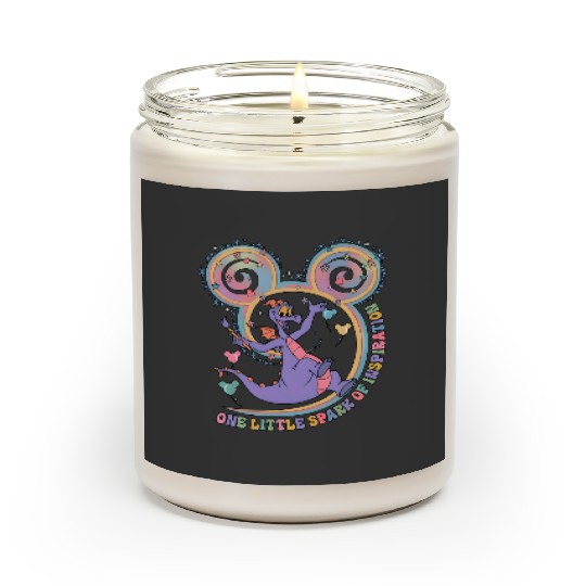One Little Spark Of Inspiration  Scented Candles, Disney Figment Dragon Scented Candles