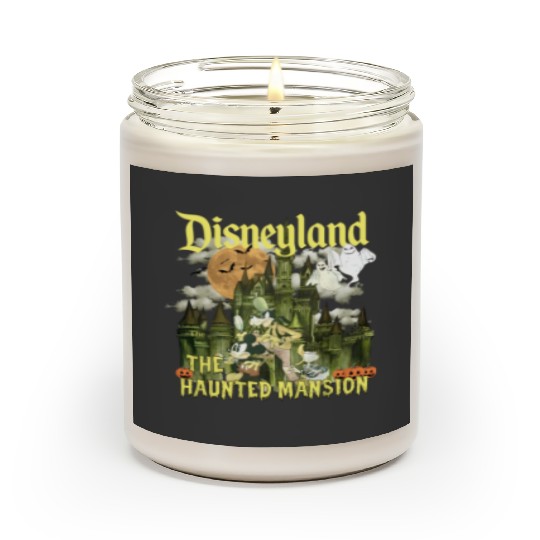 Vintage Disneyland Haunted Mansion Scented Candles, Disney Halloween Scented Candles