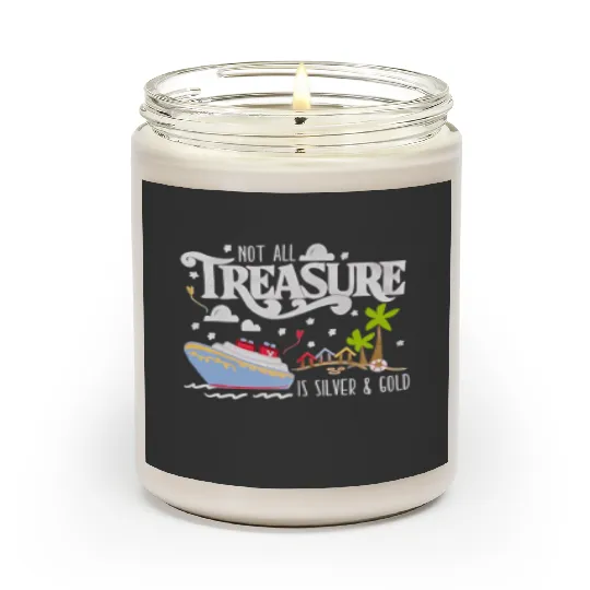Disney Treasure Scented Candles, Disney Cruise Scented Candles, Not All Treasure is Silver and Gold Scented Candles