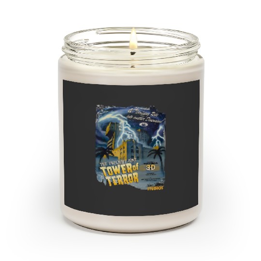 Retro Mickey And Friends Tower Of Terror Scented Candles, Mickey And Friends Scented Candles,  Disney Matching Trip 2024 Scented Candles.