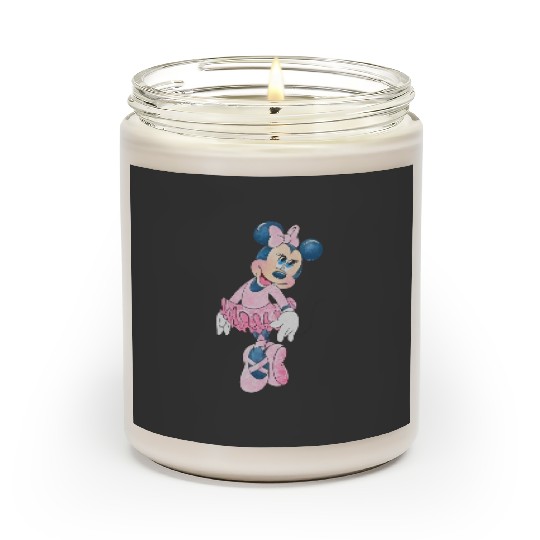 Minnie Mouse Ballerina Scented Candles, Family Disney Scented Candles, Matching Minnie Scented Candles