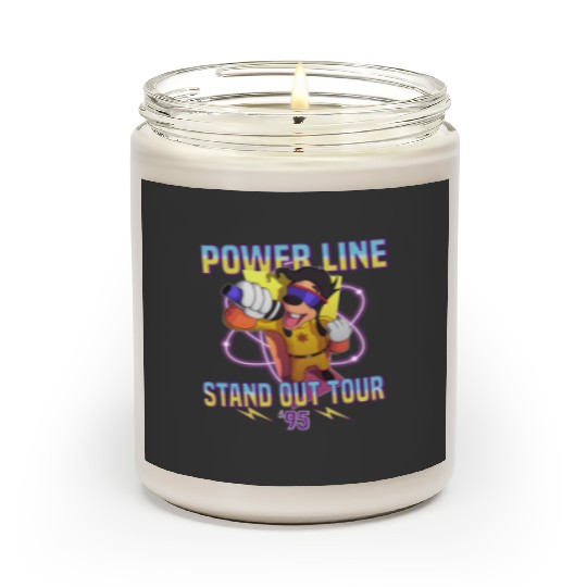 Powerline Stand Out World Tour 95 Scented Candles, Disney Powerline Goofy Movie Scented Candles