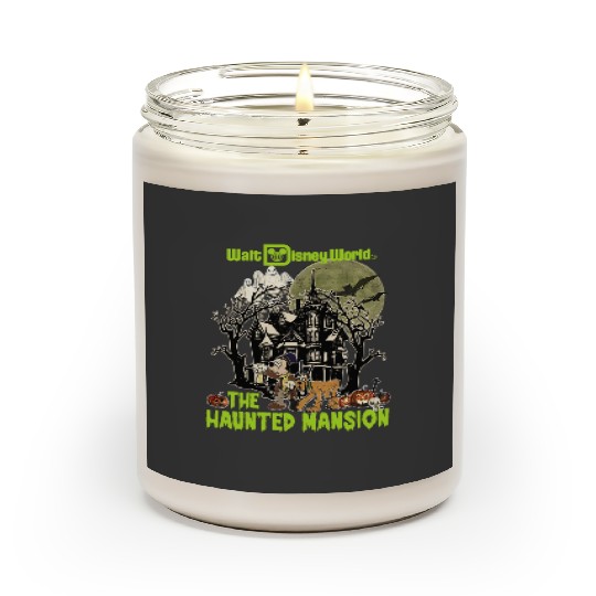 Vintage Disney Haunted Mansion Scented Candles, The Haunted Mansion Map Scented Candles