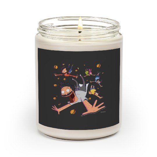 Bobs Burgers Comic Art Family Falling Scented Candles