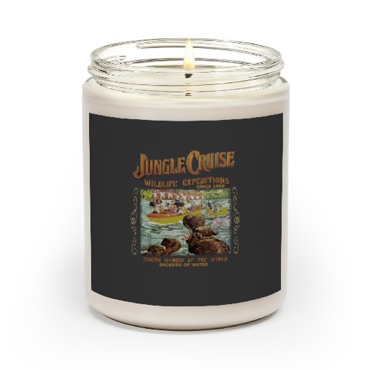 Disney Scented Candles, Vintage Disney Jungle Cruise Ride Scented Candles