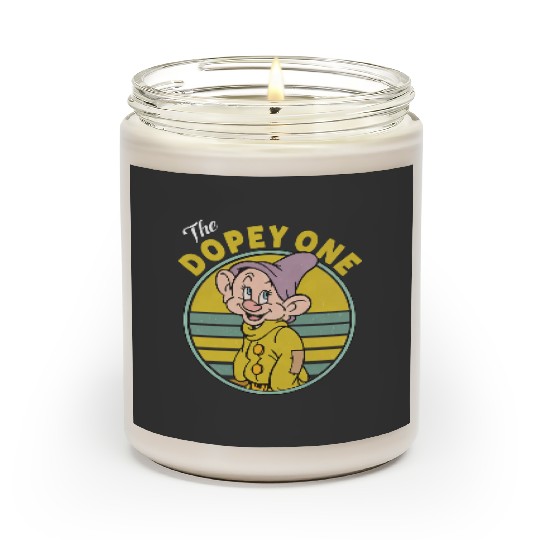 Retro 90s Vintage The Dopey One Scented Candles, Disney Snow White And Seven Dwarfs Scented Candles