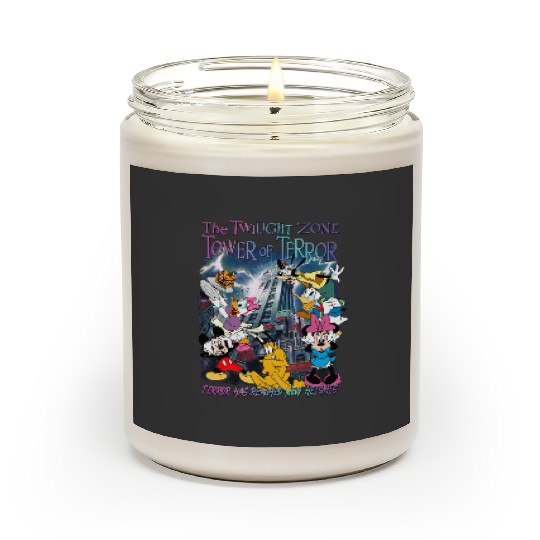 Mickey and Friends The Twilight Zone Tower Of Terror Disney Hollywood Tower Hotel Scented Candles