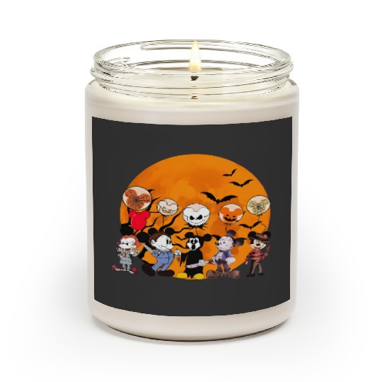 Discover Disney Mickey Horror Characters Halloween Scented Candles
