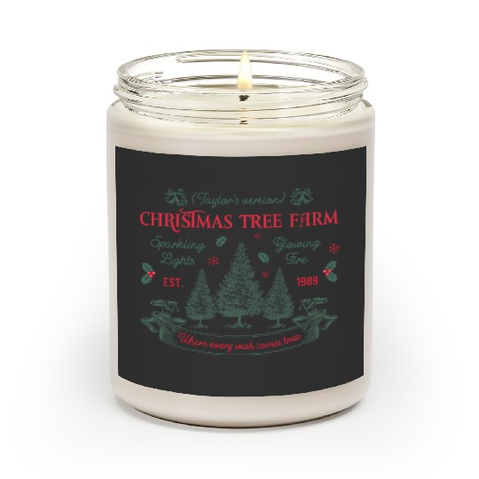 Discover Taylor Taylor version Eras tour Christmas Tree Farm Scented Candles TS Album Scented Candles