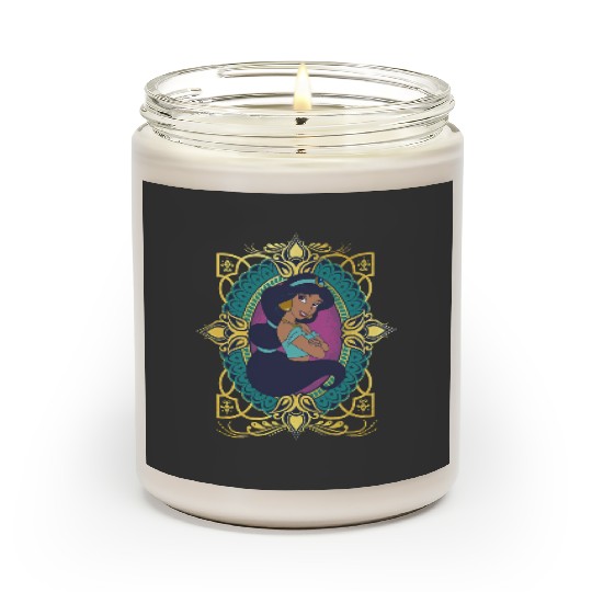 Vintage Princess Jasmine Scented Candles, Retro Disney Princess Scented Candles