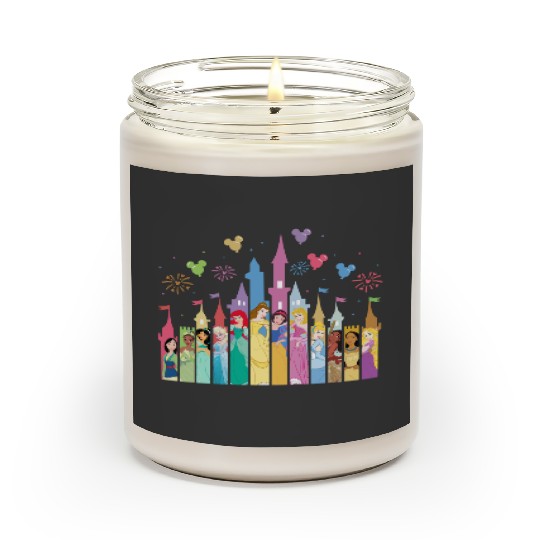 Disney Princess  Scented Candles, Disney Princess Birthday Scented Candles