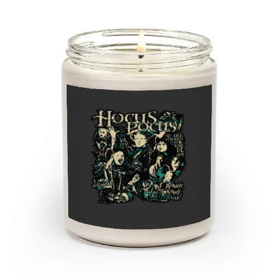 Retro Hocus Pocus  Scented Candles, Sanderson Sisters Disney Witches Scented Candles, Vintage Spooky Vibes Scented Candles