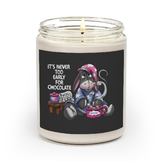 ts never too early for chocolate Scented Candles, Disney Eeyore Scented Candles