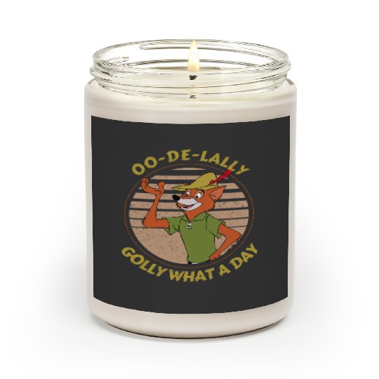 Retro Disney Robin Hood Oo De Lally Golly What A Day Scented Candles, Cartoon Scented Candles, Cute Scented Candles, Gift For Family