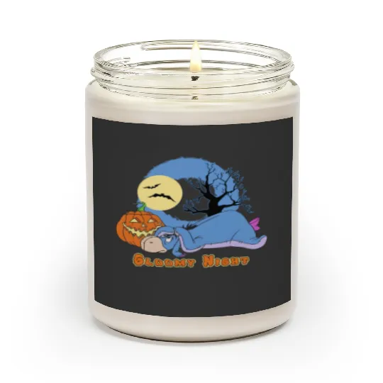 Bloomy Night Eeyore Halloween Scented Candles, Disney Eeyore Winnie The Pooh Halloween Scented Candles