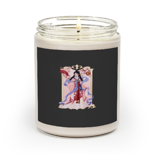 Raw Girl Power White  Sticker: Disney Mulan Anime Mushu, Mulan and Mushu Scented Candles