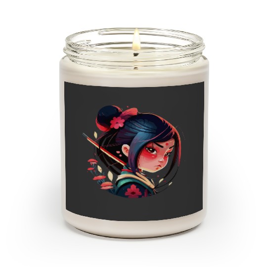 Just for Luck Mulan Sticker: Disney Mulan Anime Mushu, Mulan and Mushu Scented Candles