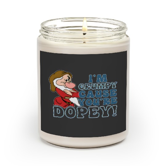 Disney I'm Grumpy Because You're Dopey Scented Candles, Snow White Grumpy Scented Candles