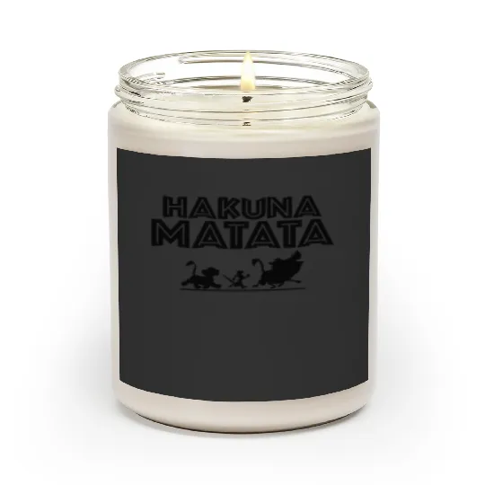 Hakuna Matata Scented Candles, Disney Scented Candles, Lion King Scented Candles, Hakuna Matata Disney Scented Candles