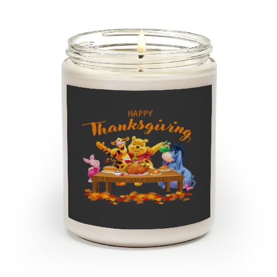 Happy Thanksgiving Scented Candles, Disney Pooh The Winnie, Eeyore Scented Candles