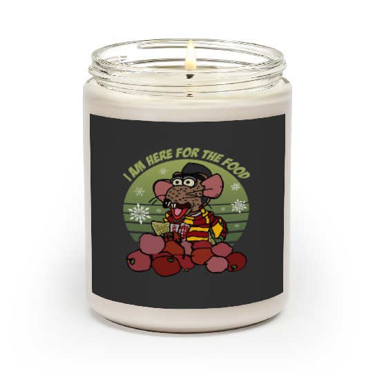 Rizzo the Rat I Am Here For The Food  Scented Candles, Disney The Muppet Christmas Carol Scented Candles