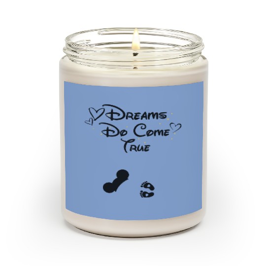 Disney Dreams Do Come True Scented Candles, Disneyland Maternity Scented Candles