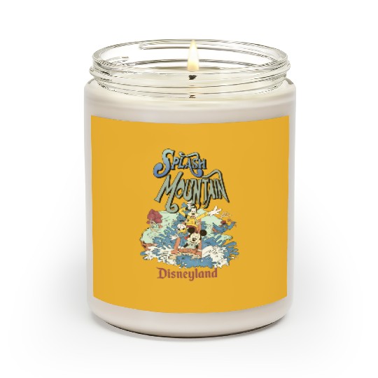 Retro Splash Mountain Scented Candles, Mickey and Friends Scented Candles, Disneyland Water Ride Scented Candles