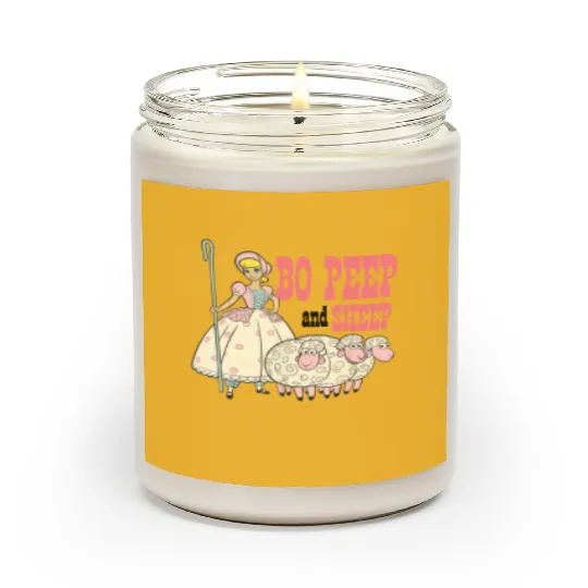 Vintage Bo Peep and Sheep Scented Candles, Toy Story Bo Peep Scented Candles, Disney Pixar Scented Candles