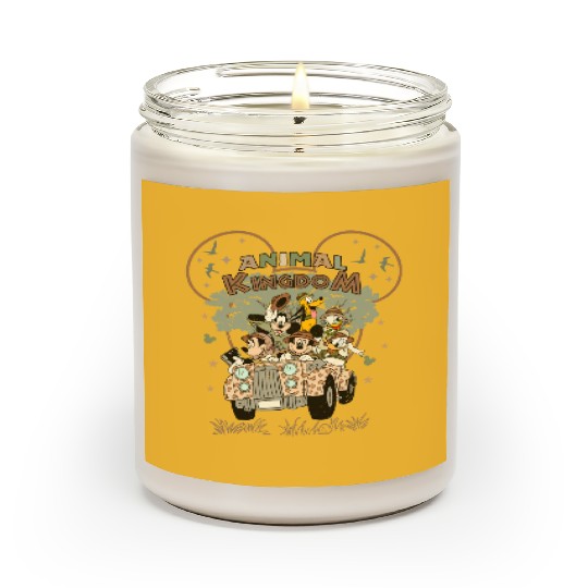 Vintage Leopard Disney Animal Kingdom Scented Candles