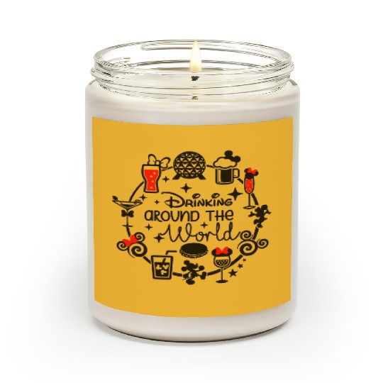 Disney Epcot Around the World, Matching Disney Scented Candles, Disney vacation 2022
