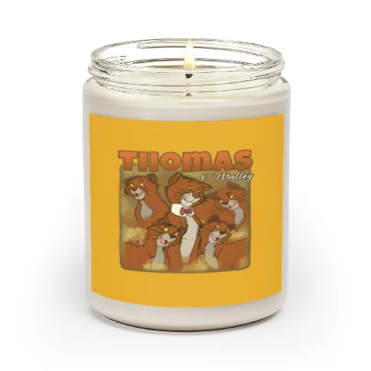 Thomas O'Malley Vintage Retro Scented Candles The Aristocats Character Scented Candles Disney Scented Candles Great Gift Ideas Men Women