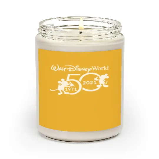 Disney Scented Candles , Disney 50th Scented Candles, Disney 50th Anniversary, 50th Anniversary Disneyworld Scented Candles