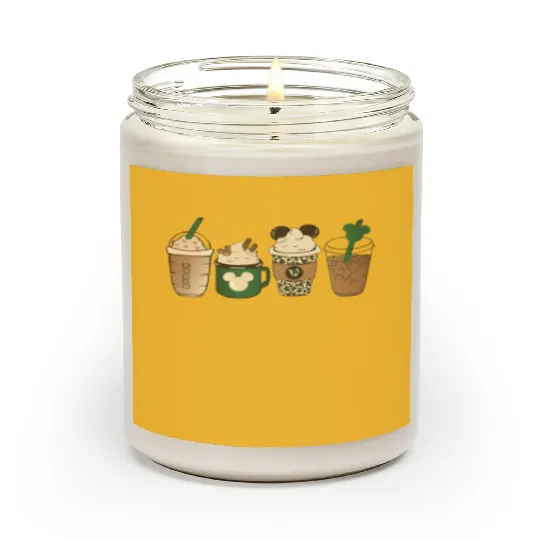 Disney St. Patrick's Coffee Scented Candles, Mickey Shamrock Scented Candles, St Patricks Day Disney Trip Scented Candles