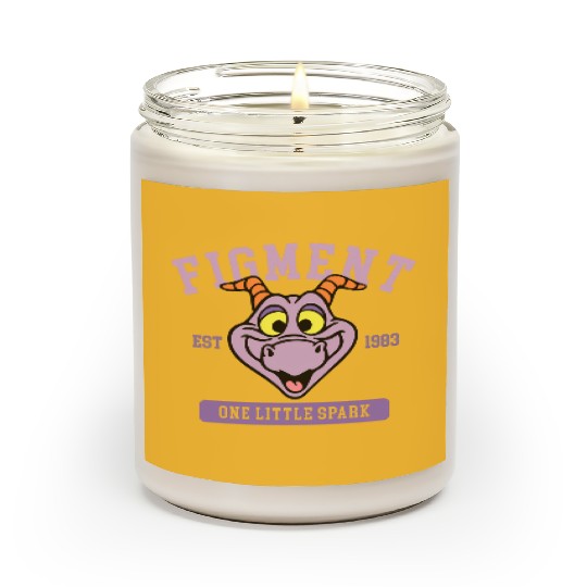 Disney Figment Scented Candles, Purple Dragon Scented Candles, Epcot Figment Scented Candles, Figment Est 1983 Scented Candles