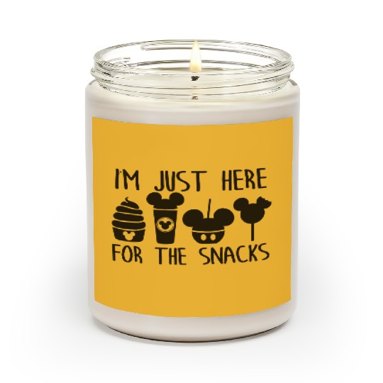I'm here for the snacks,Disney Scented Candles Funny Disney Scented Candles,Disney Epcot Scented Candles