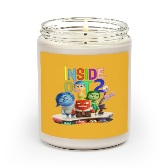 Inside Out 2 Scented Candles, Disney Pixar Inside Out Scented Candles